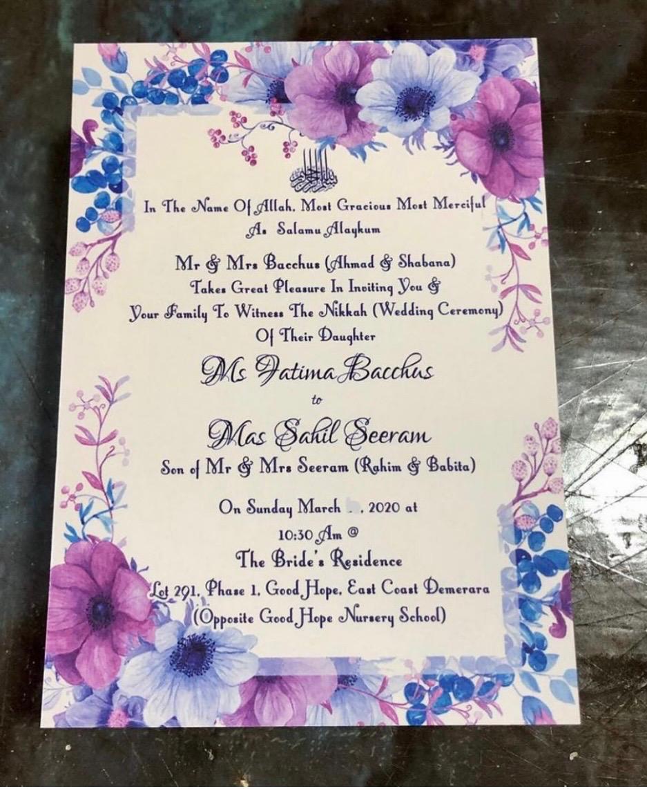 5x7 Invitations