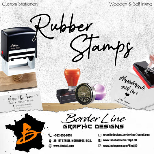 Rubber Stamps - Border Line Graphic Designs