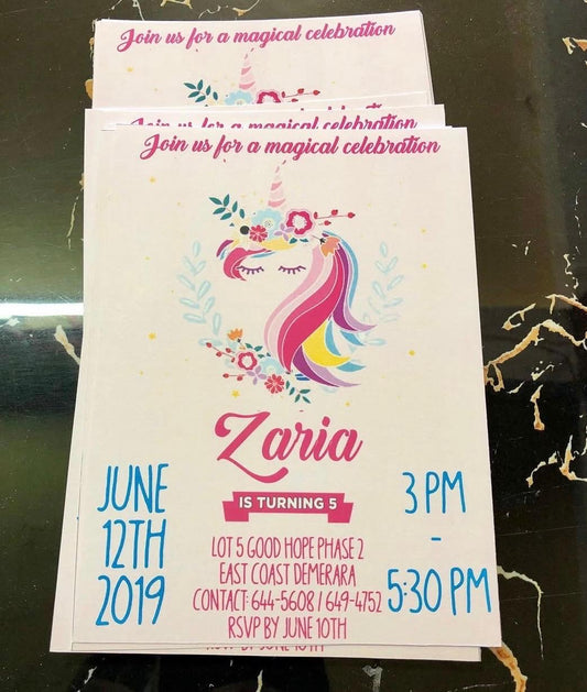 5x7 Invitations