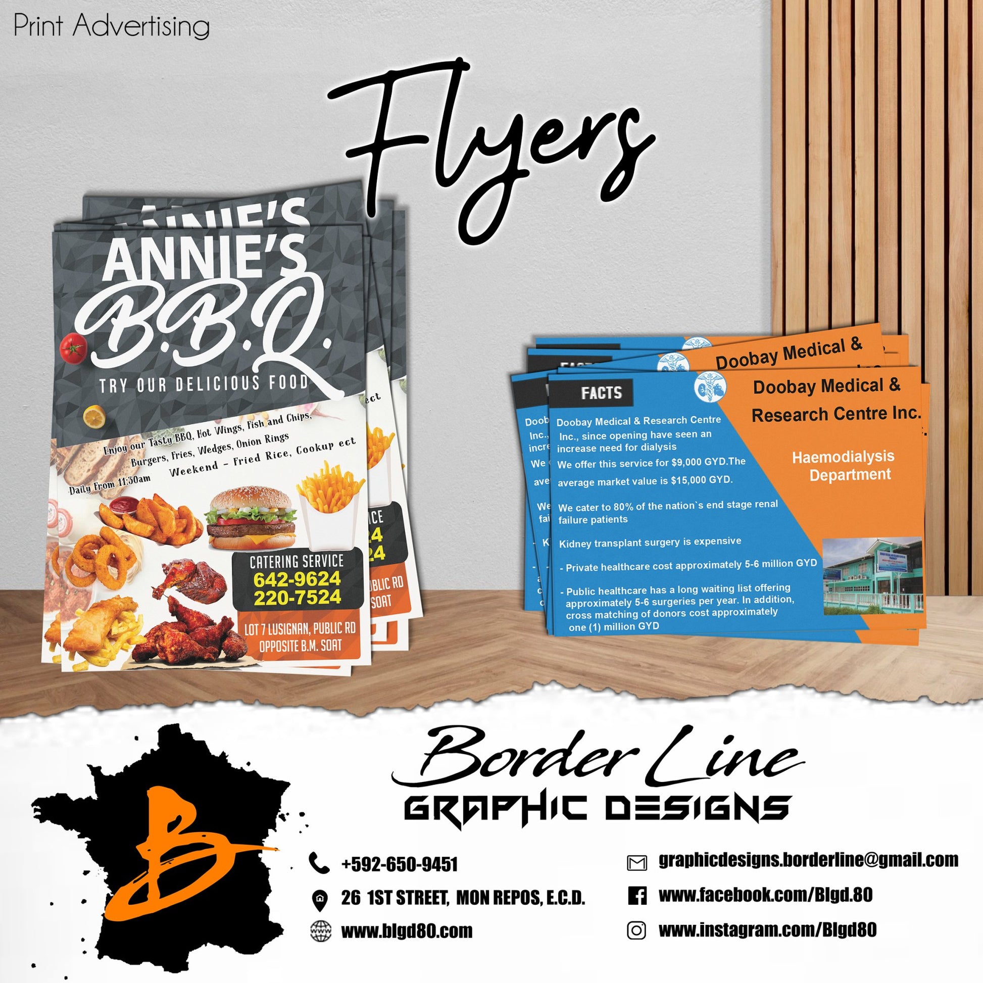 Flyers - Border Line Graphic Designs